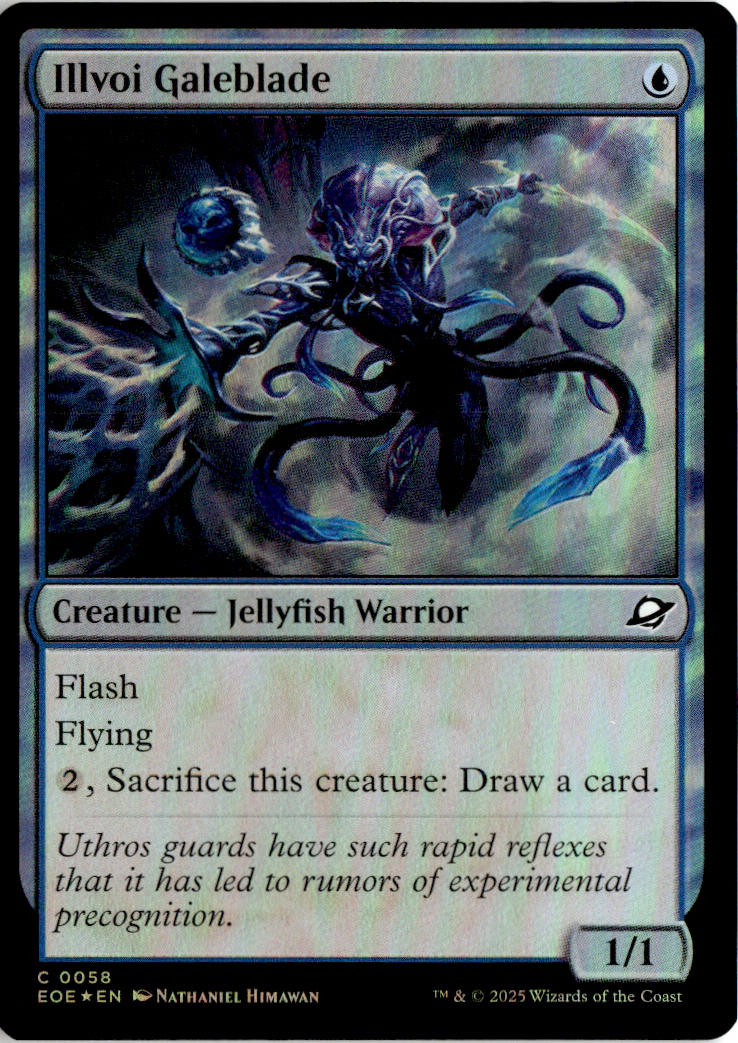 Illvoi Galeblade - Edge of Eternities #58 - Near Mint - Holofoil