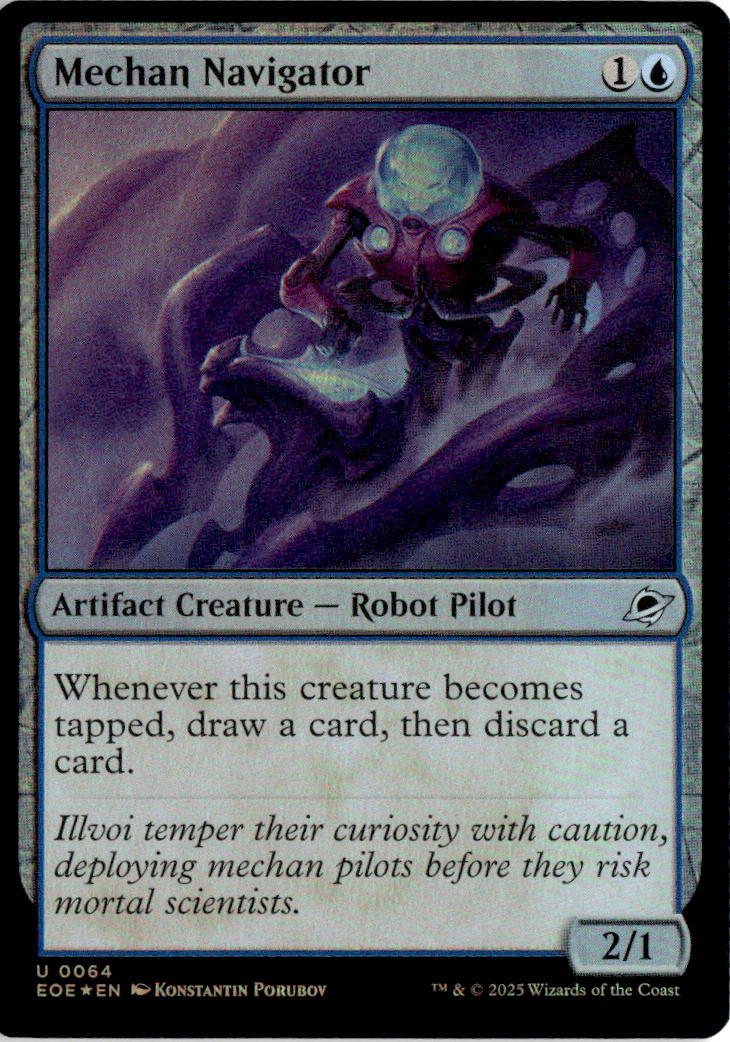 Mechan Navigator - Edge of Eternities #64 - Near Mint - Holofoil