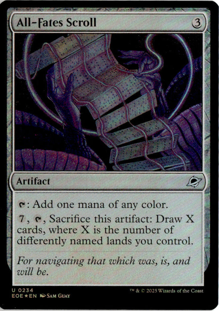 All-Fates Scroll - Edge of Eternities #234 - Near Mint - Holofoil