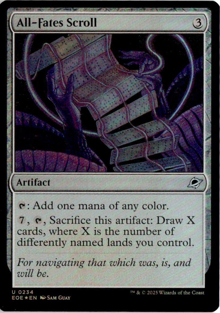 All-Fates Scroll - Edge of Eternities #234 - Near Mint - Holofoil