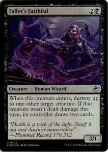 Faller's Faithful - Edge of Eternities #100 - Near Mint - Holofoil