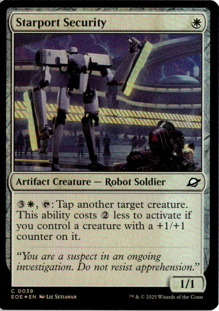 Starport Security - Edge of Eternities #39 - Near Mint - Holofoil