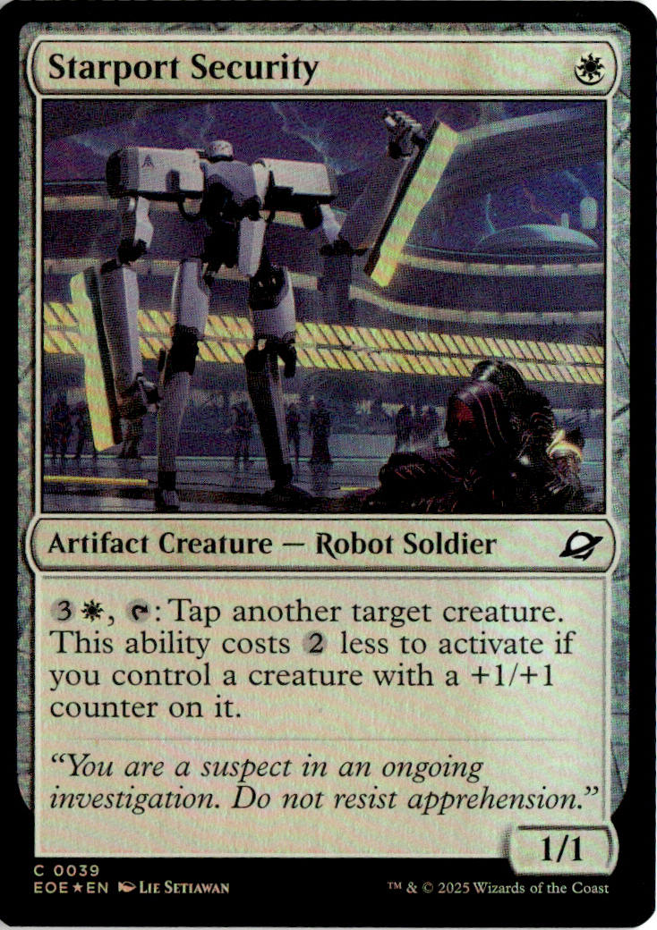 Starport Security - Edge of Eternities #39 - Near Mint - Holofoil