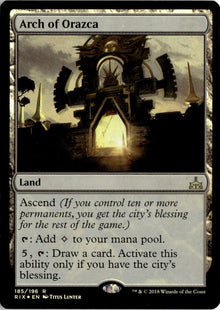Arch of Orazca - Rivals of Ixalan #185 - Near Mint - Holofoil