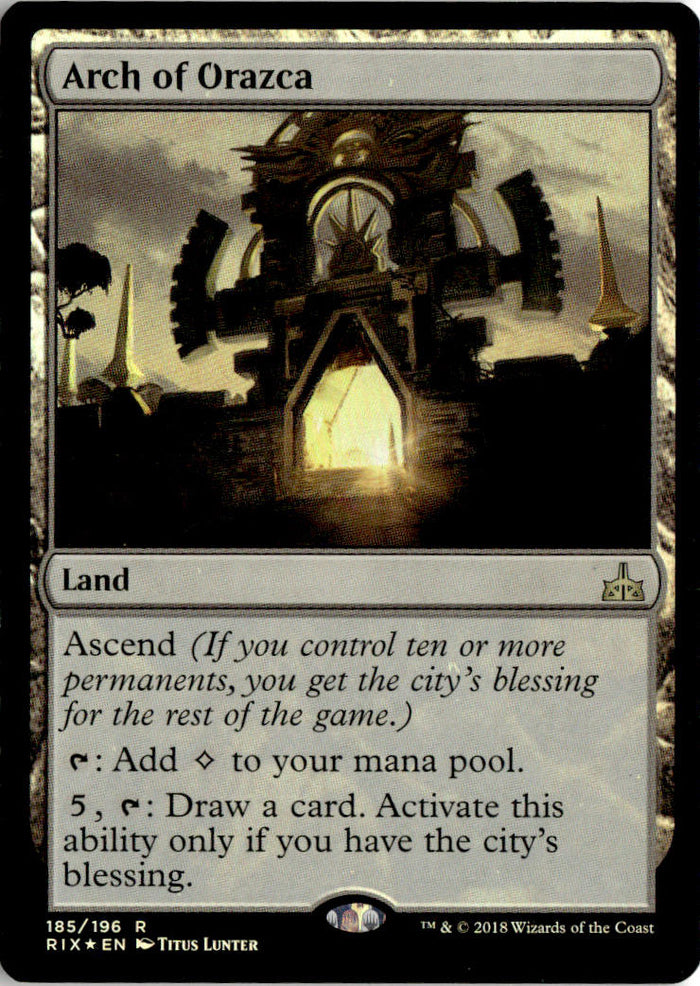 Arch of Orazca - Rivals of Ixalan #185 - Near Mint - Holofoil