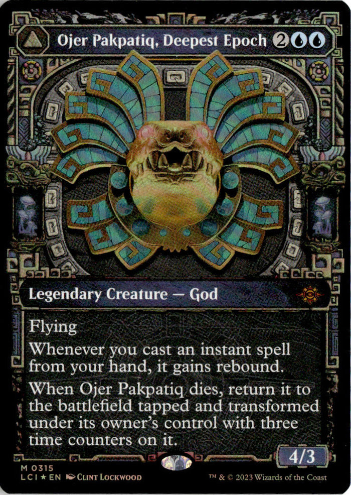 Ojer Pakpatiq, Deepest Epoch // Temple of Cyclical Time - The Lost Caverns of Ixalan #315 - Near Mint - Holofoil