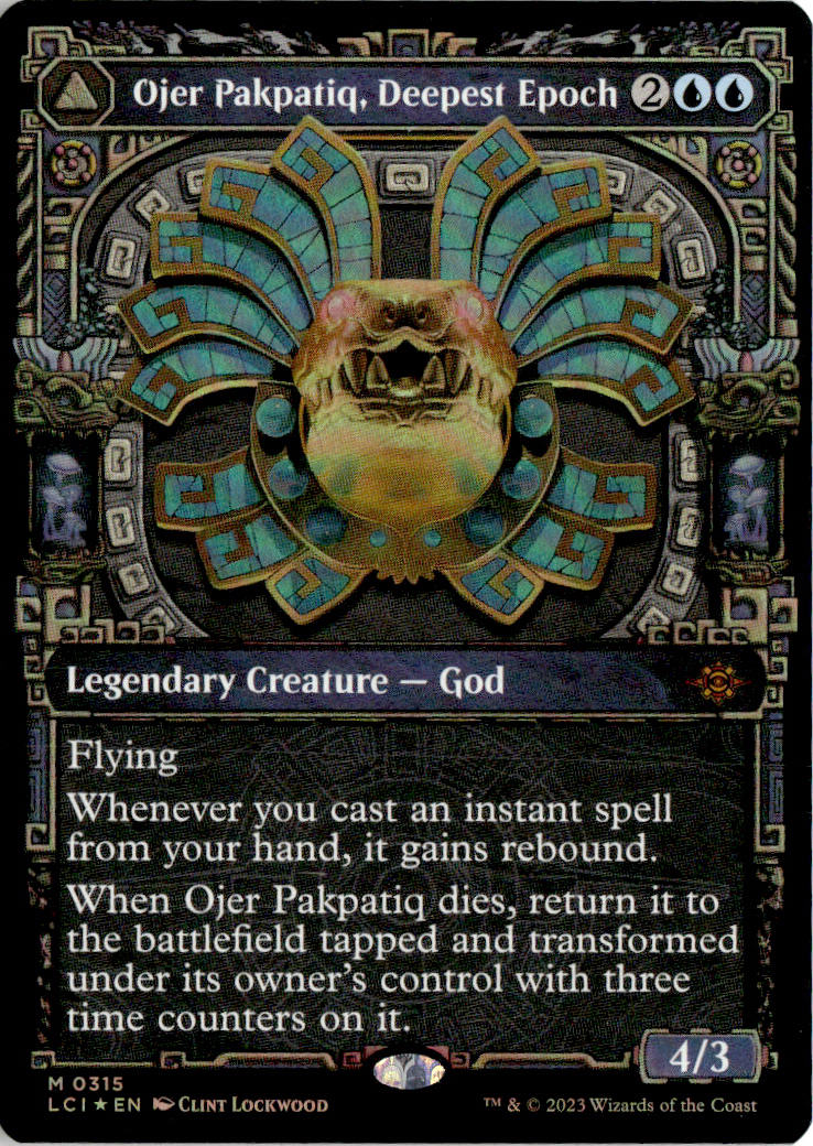 Ojer Pakpatiq, Deepest Epoch // Temple of Cyclical Time - The Lost Caverns of Ixalan #315 - Near Mint - Holofoil