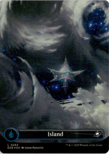 Island - Edge of Eternities #263 - Near Mint - Holofoil