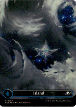 Island - Edge of Eternities #263 - Near Mint - Holofoil