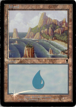 Island - Odyssey #336 - Near Mint - Holofoil