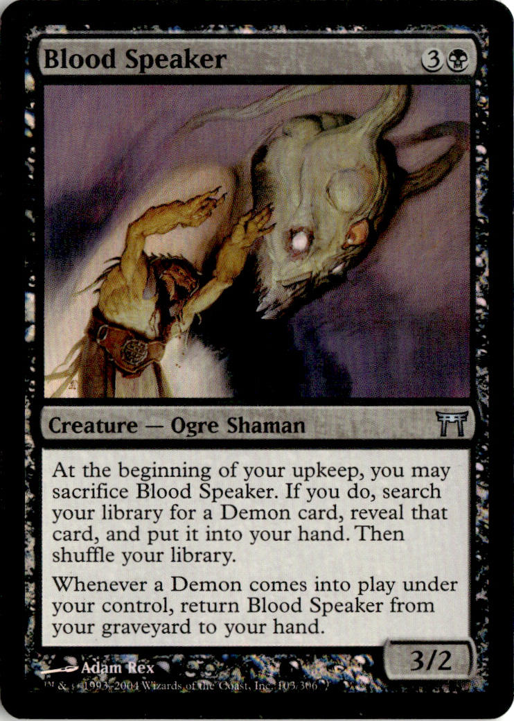 Blood Speaker - Champions of Kamigawa #103 - Near Mint - Holofoil