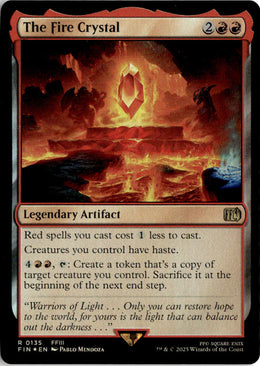 The Fire Crystal - Final Fantasy Promos #135s - Near Mint - Holofoil