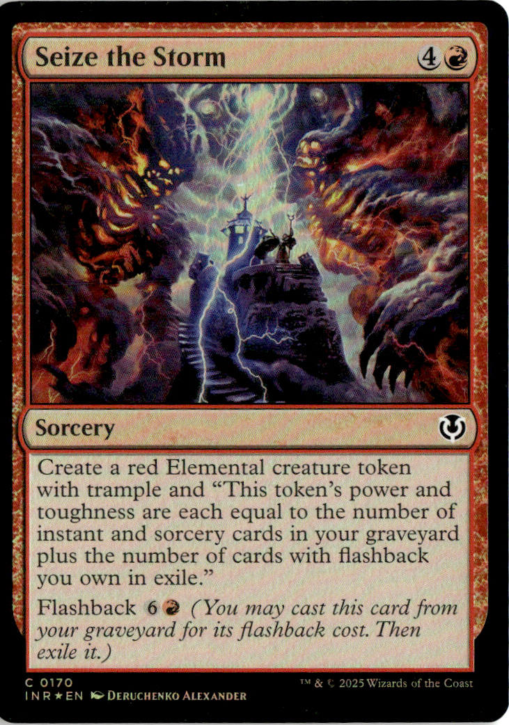 Seize the Storm - Innistrad Remastered #170 - Near Mint - Holofoil