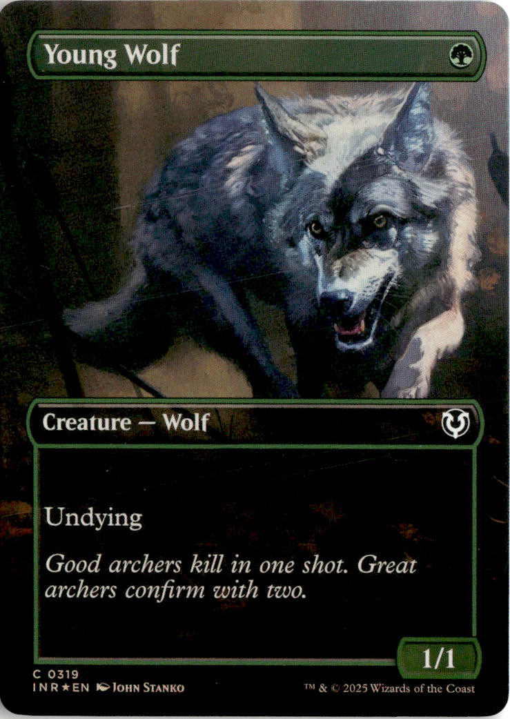 Young Wolf - Innistrad Remastered #319 - Near Mint - Holofoil