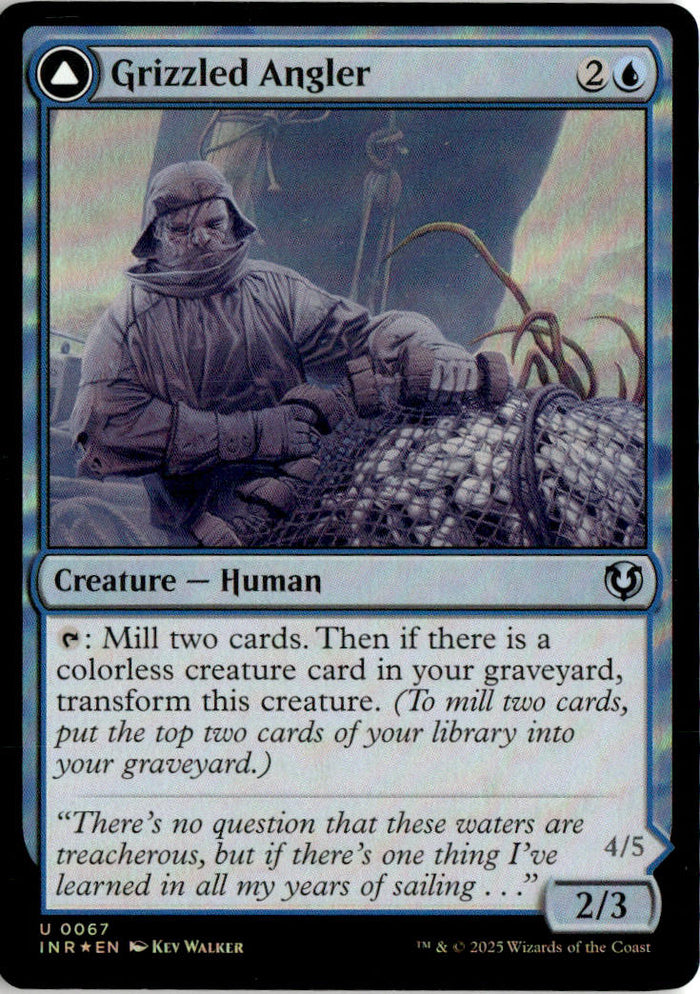 Grizzled Angler // Grisly Anglerfish - Innistrad Remastered #67 - Near Mint - Holofoil