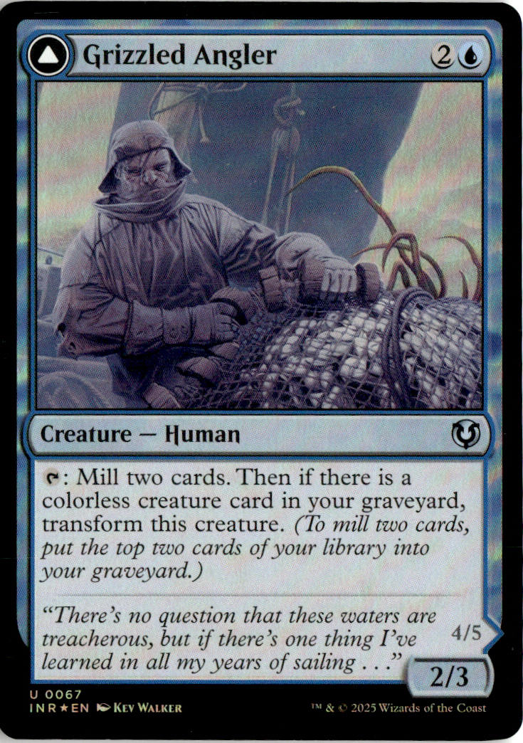 Grizzled Angler // Grisly Anglerfish - Innistrad Remastered #67 - Near Mint - Holofoil