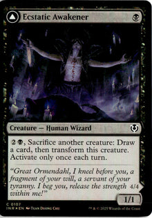 Ecstatic Awakener // Awoken Demon - Innistrad Remastered #107 - Near Mint - Holofoil