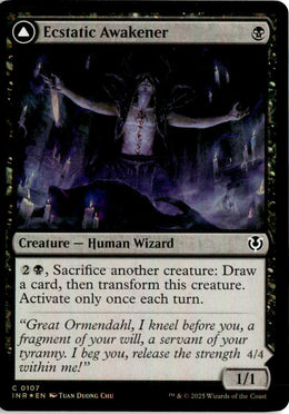 Ecstatic Awakener // Awoken Demon - Innistrad Remastered #107 - Near Mint - Holofoil