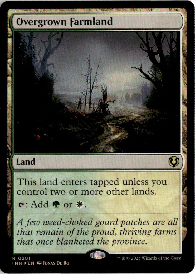 Overgrown Farmland - Innistrad Remastered #281 - Near Mint - Holofoil