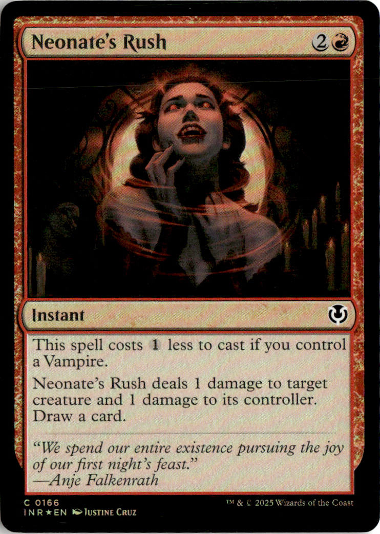 Neonate's Rush - Innistrad Remastered #166 - Near Mint - Holofoil