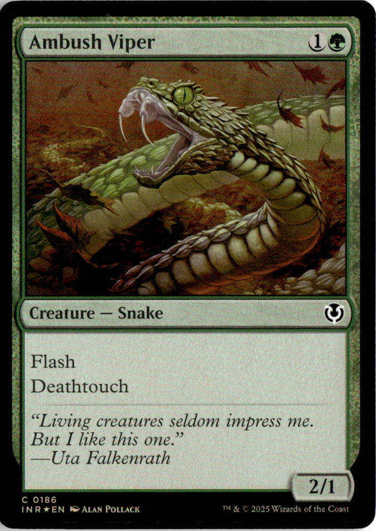 Ambush Viper - Innistrad Remastered #186 - Near Mint - Holofoil