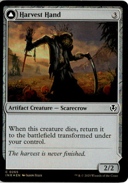 Harvest Hand // Scrounged Scythe - Innistrad Remastered #265 - Near Mint - Holofoil