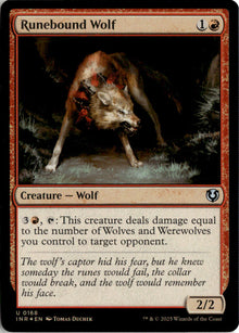 Runebound Wolf - Innistrad Remastered #168 - Near Mint - Holofoil