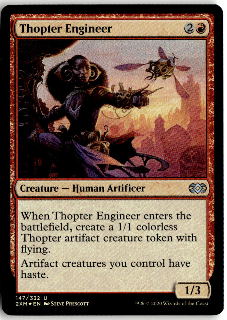 Thopter Engineer - Double Masters #147 - Near Mint - Holofoil