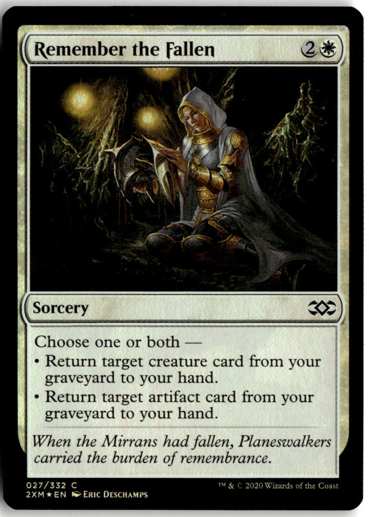 Remember the Fallen - Double Masters #27 - Near Mint - Holofoil