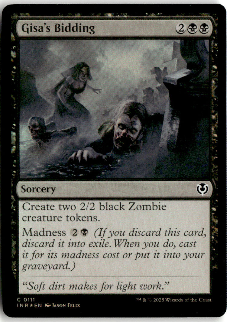 Gisa's Bidding - Innistrad Remastered #111 - Near Mint - Holofoil