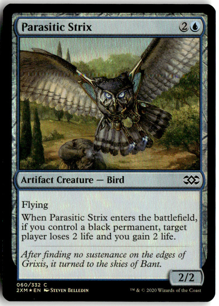 Parasitic Strix - Double Masters #60 - Near Mint - Holofoil