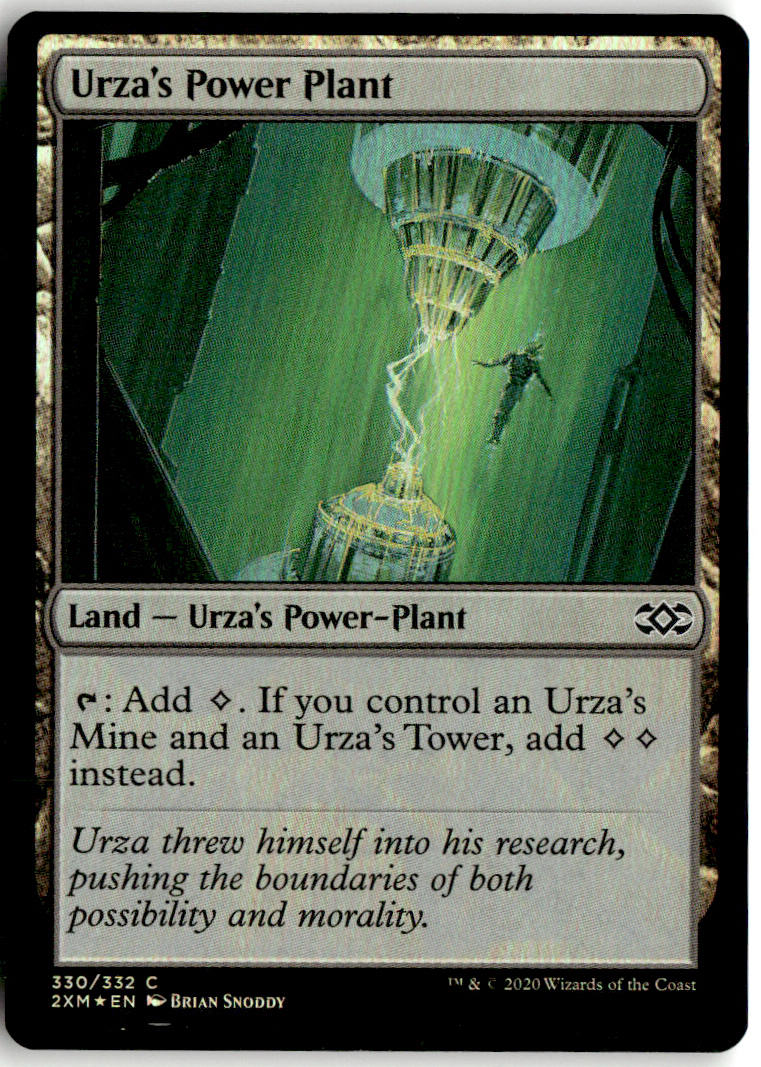 Urza's Power Plant - Double Masters #330 - Near Mint - Holofoil