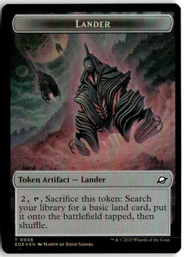 Lander - Edge of Eternities Tokens #6 - Near Mint - Holofoil