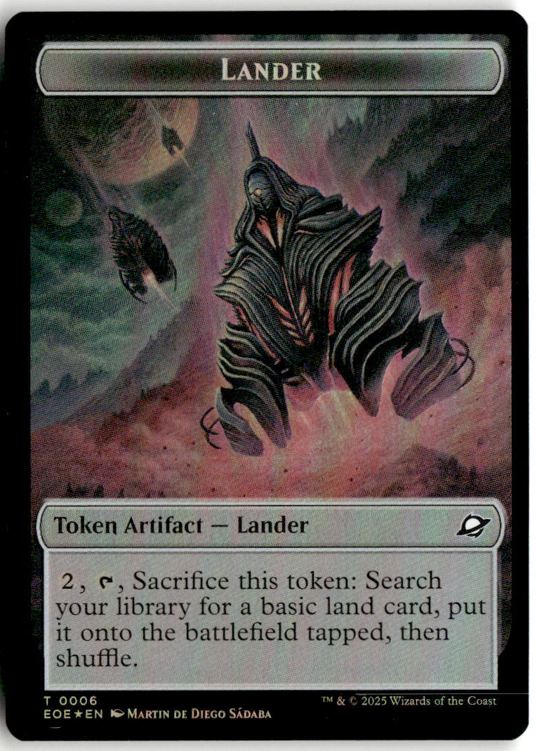 Lander - Edge of Eternities Tokens #6 - Near Mint - Holofoil