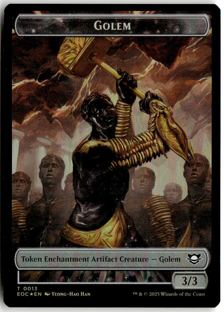Golem - Edge of Eternities Commander #13 - Near Mint - Holofoil