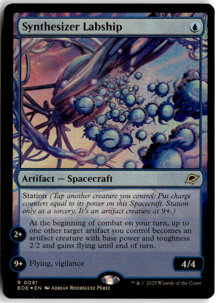 Synthesizer Labship - Edge of Eternities #81 - Near Mint - Holofoil