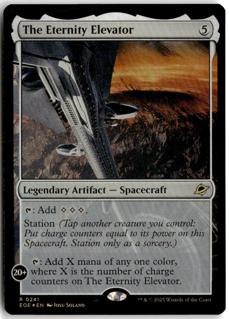 The Eternity Elevator - Edge of Eternities #241 - Near Mint - Holofoil