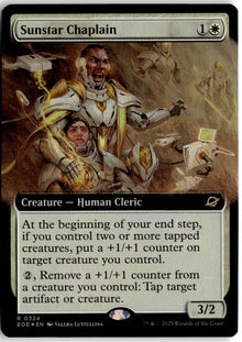Sunstar Chaplain - Edge of Eternities #324 - Near Mint - Holofoil