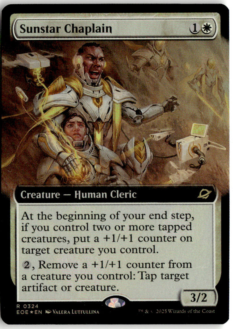 Sunstar Chaplain - Edge of Eternities #324 - Near Mint - Holofoil