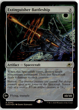 Extinguisher Battleship - Edge of Eternities #242 - Near Mint - Holofoil