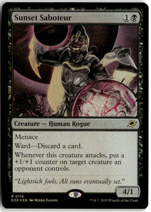 Sunset Saboteur - Edge of Eternities #116 - Near Mint - Holofoil