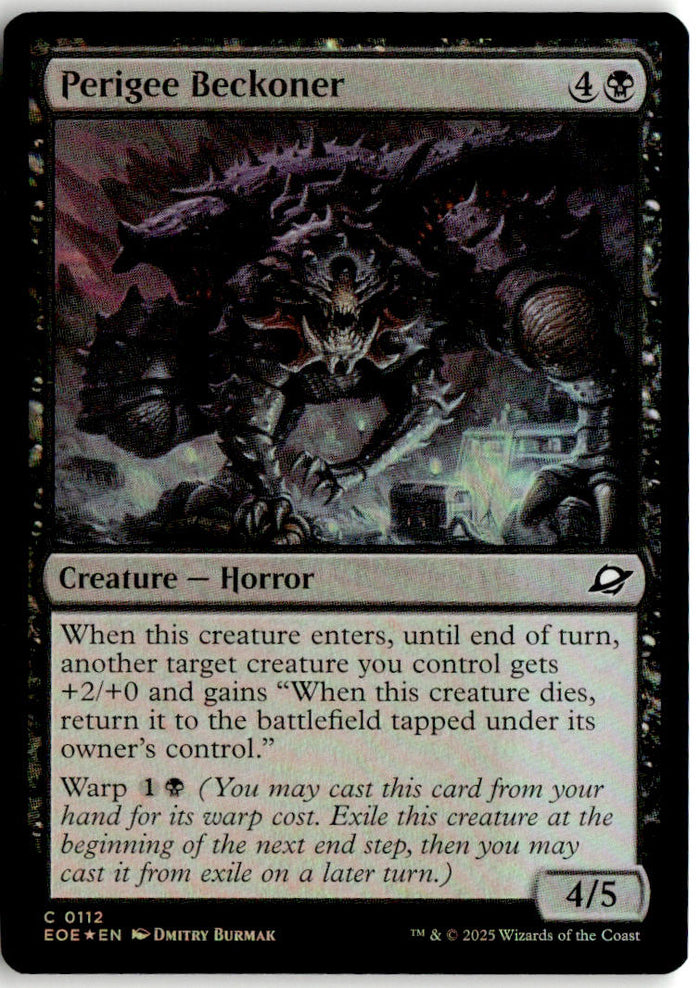 Perigee Beckoner - Edge of Eternities #112 - Near Mint - Holofoil