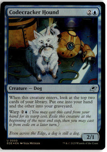 Codecracker Hound - Edge of Eternities #50 - Near Mint - Holofoil