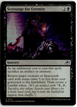 Scrounge for Eternity - Edge of Eternities #114 - Near Mint - Holofoil