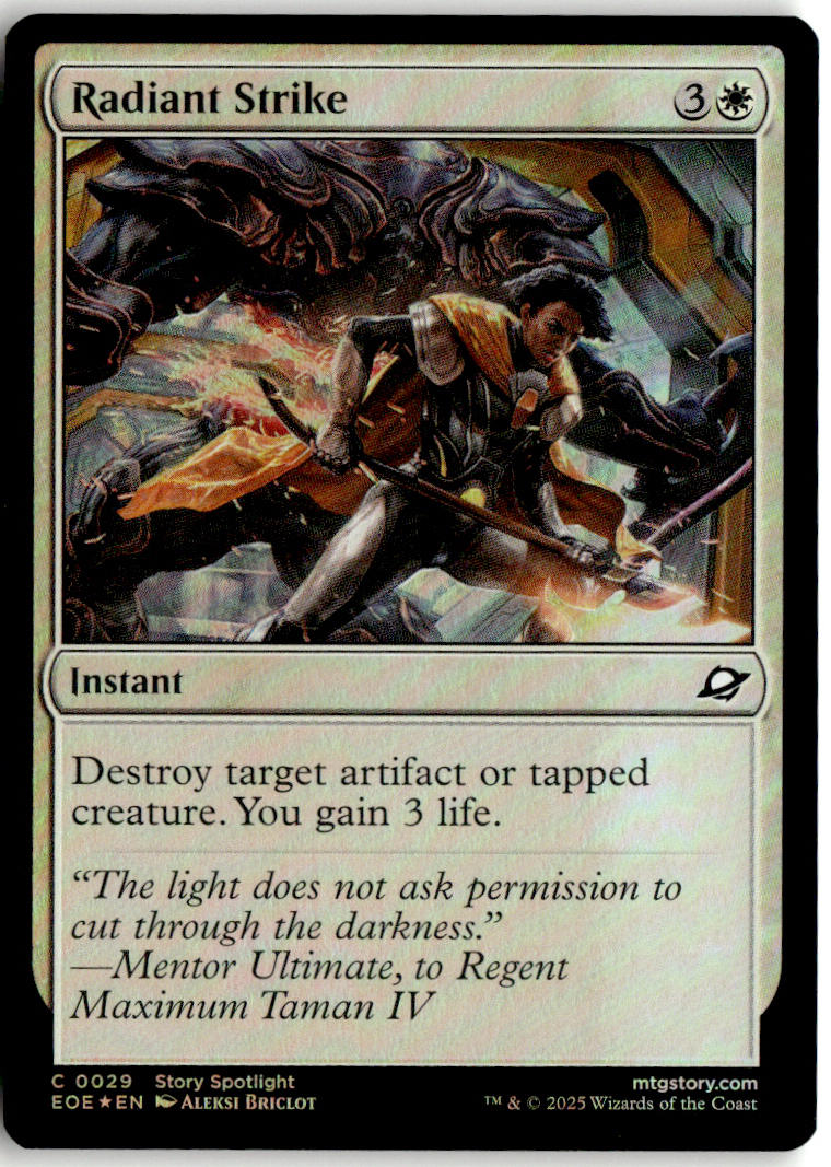 Radiant Strike - Edge of Eternities #29 - Near Mint - Holofoil