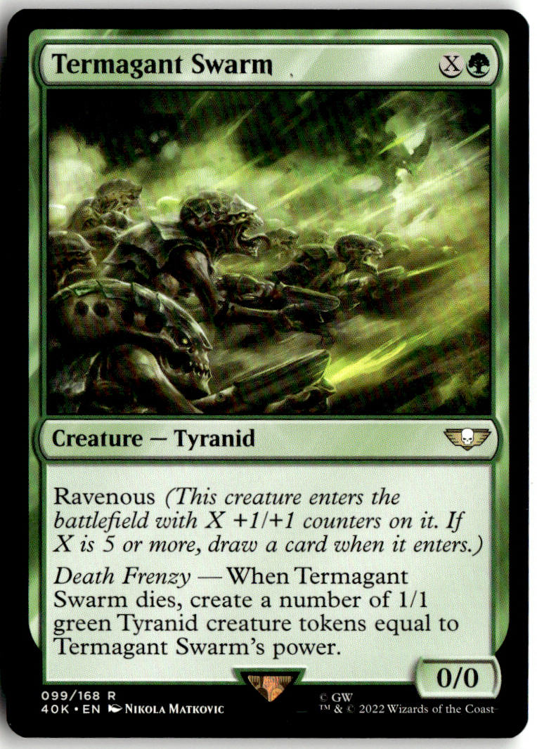 Termagant Swarm - Warhammer 40,000 Commander #99 - Near Mint - Normal