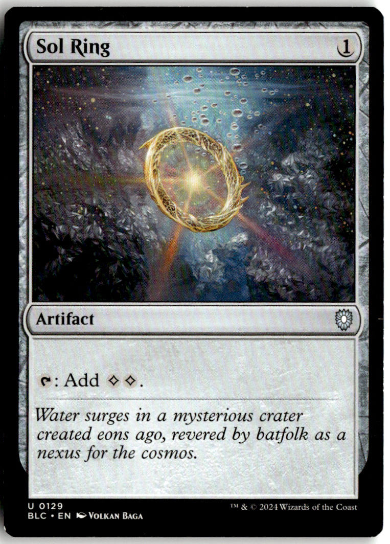 Sol Ring - Bloomburrow Commander #129 - Near Mint - Normal