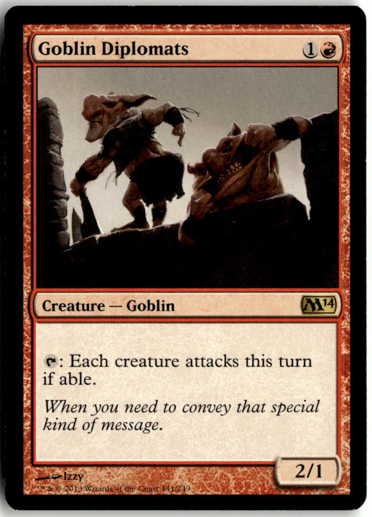 Goblin Diplomats - Magic 2014 #141 - Near Mint - Normal
