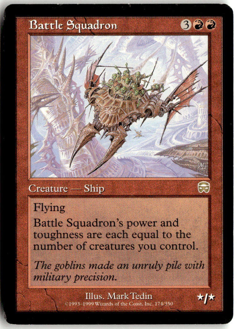 Battle Squadron - Mercadian Masques #174 - Near Mint - Normal