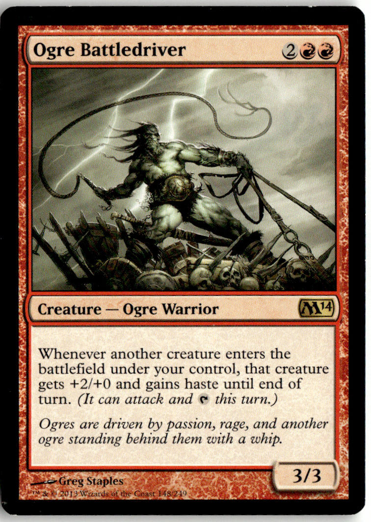 Ogre Battledriver - Magic 2014 #148 - Near Mint - Normal